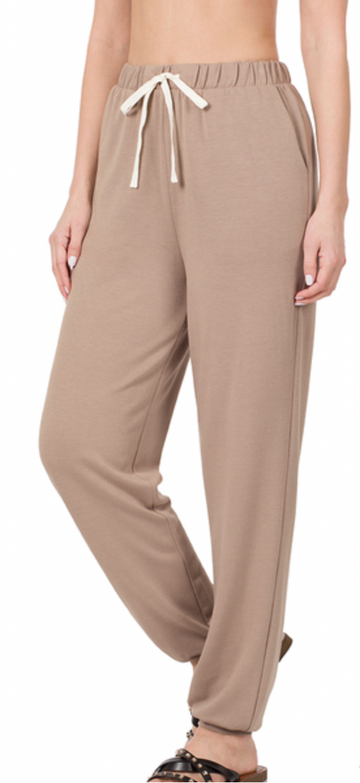 Ash Mocha Joggers - additional sizing available.